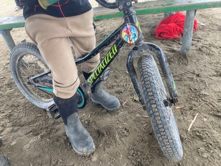 Bethel FBA sticker on Bike
